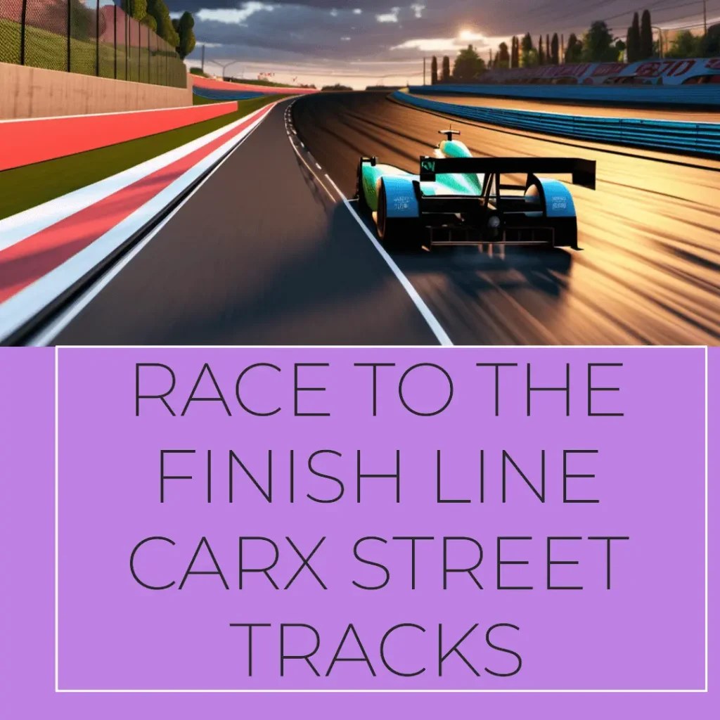 CarX Street tracks with changing weather conditions from day to night.